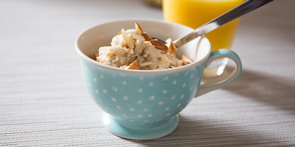 oatmeal and orange juice